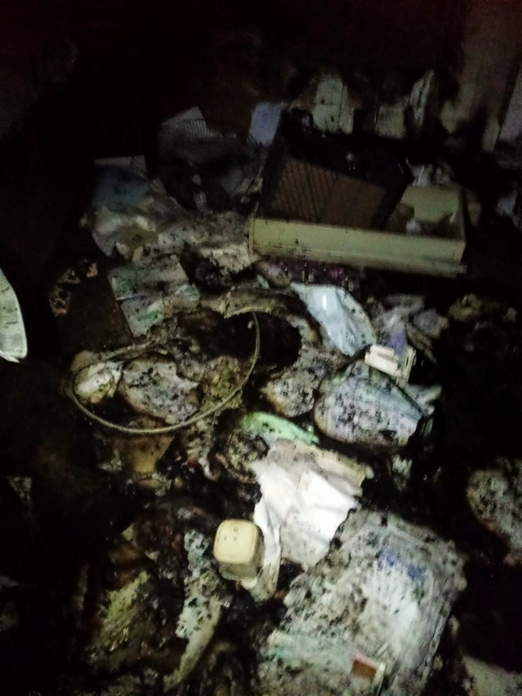 حريق مبني الادارة التعليمية بالمنيا 