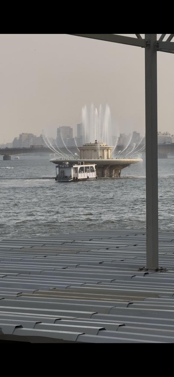 محافظة القاهرة: إعادة صيانة وتشغيل نافورة النيل&nbsp;