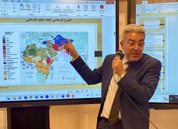 <strong> أكاديمية الأزهر العالمية تنظم ندوة بعنوان تحديات اللغة والنسق المعرفي في العمل الدعوي</strong>