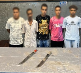 المتهمين والسلاح المضبوط 