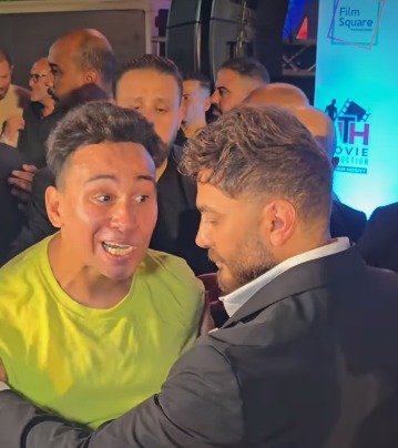 تامر حسني رفقة شاب من ذوي الهمم