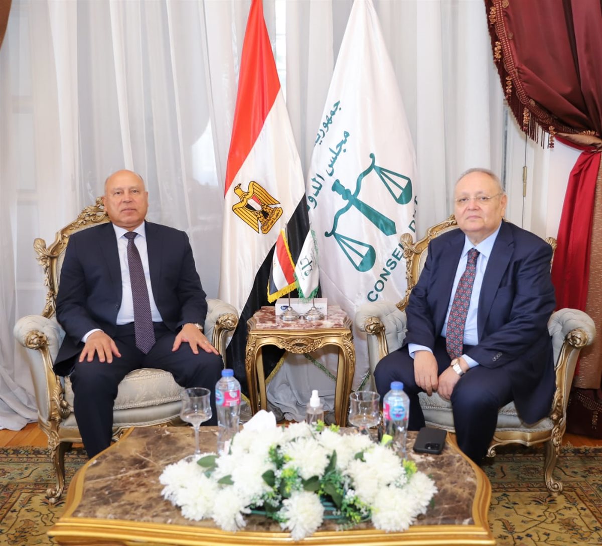 رئيس مجلس الدولة يستقبل كامل الوزير