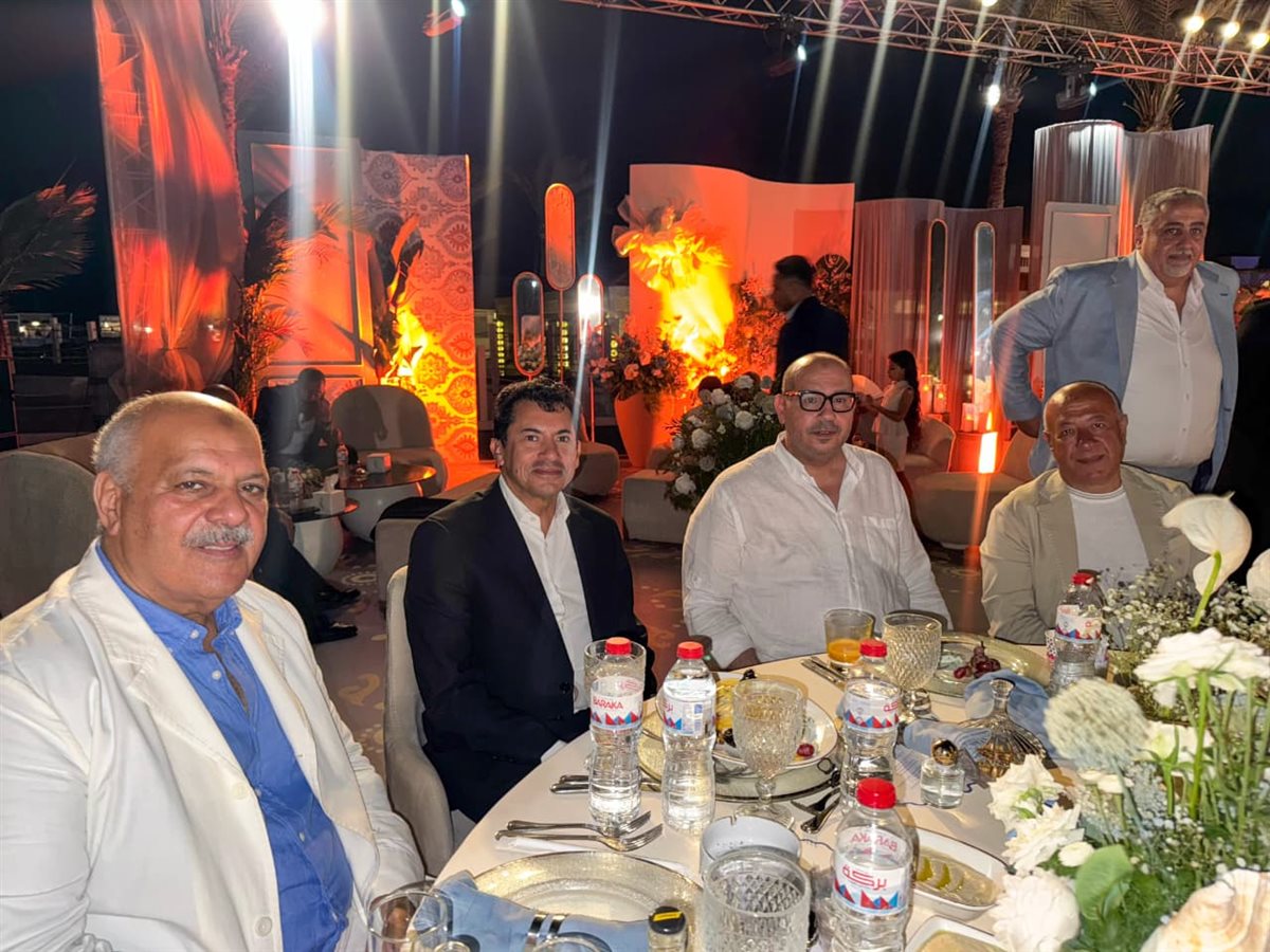 صور من حفل زفاف البطل الأولمبي أحمد الجندي