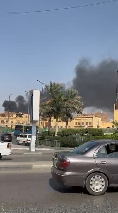 حريق مخزن بسوق الترجمان