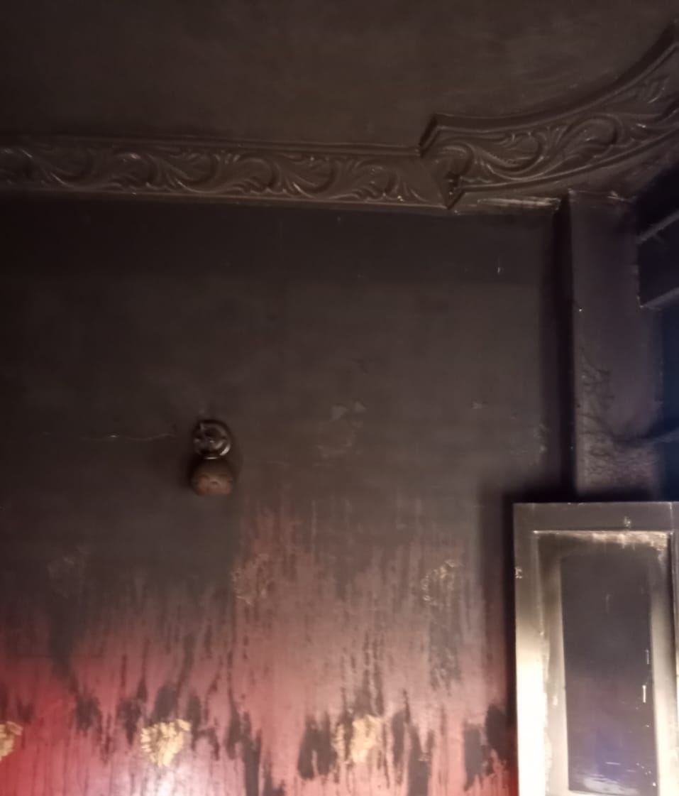 آثار الحريق