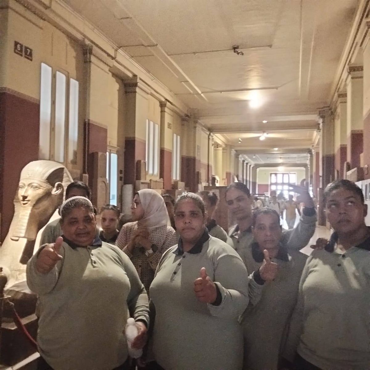 المتحف المصري بالتحرير يحتضن فتيات ذوي الاحتياجات الخاصة