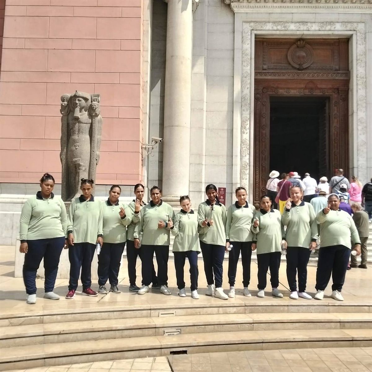 المتحف المصري بالتحرير يحتضن فتيات ذوي الاحتياجات الخاصة