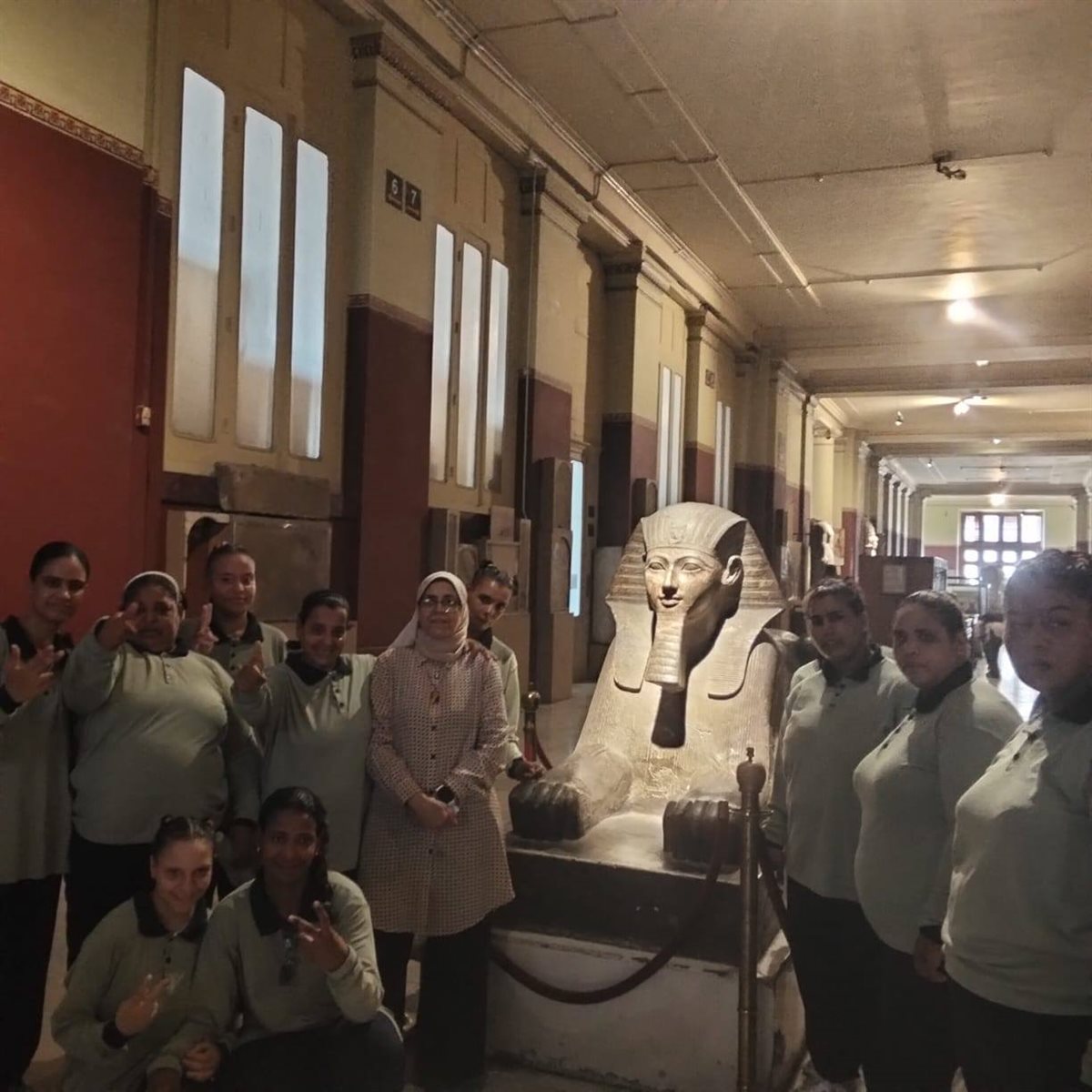 المتحف المصري بالتحرير يحتضن فتيات ذوي الاحتياجات الخاصة