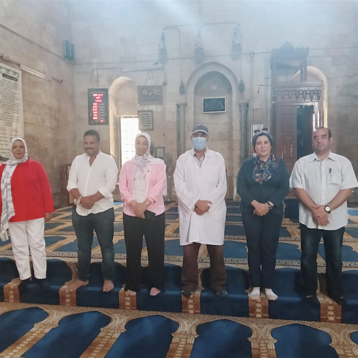  تطهير المساجد وحماية التراث على يد فرق الأزمات بوزارة السياحة