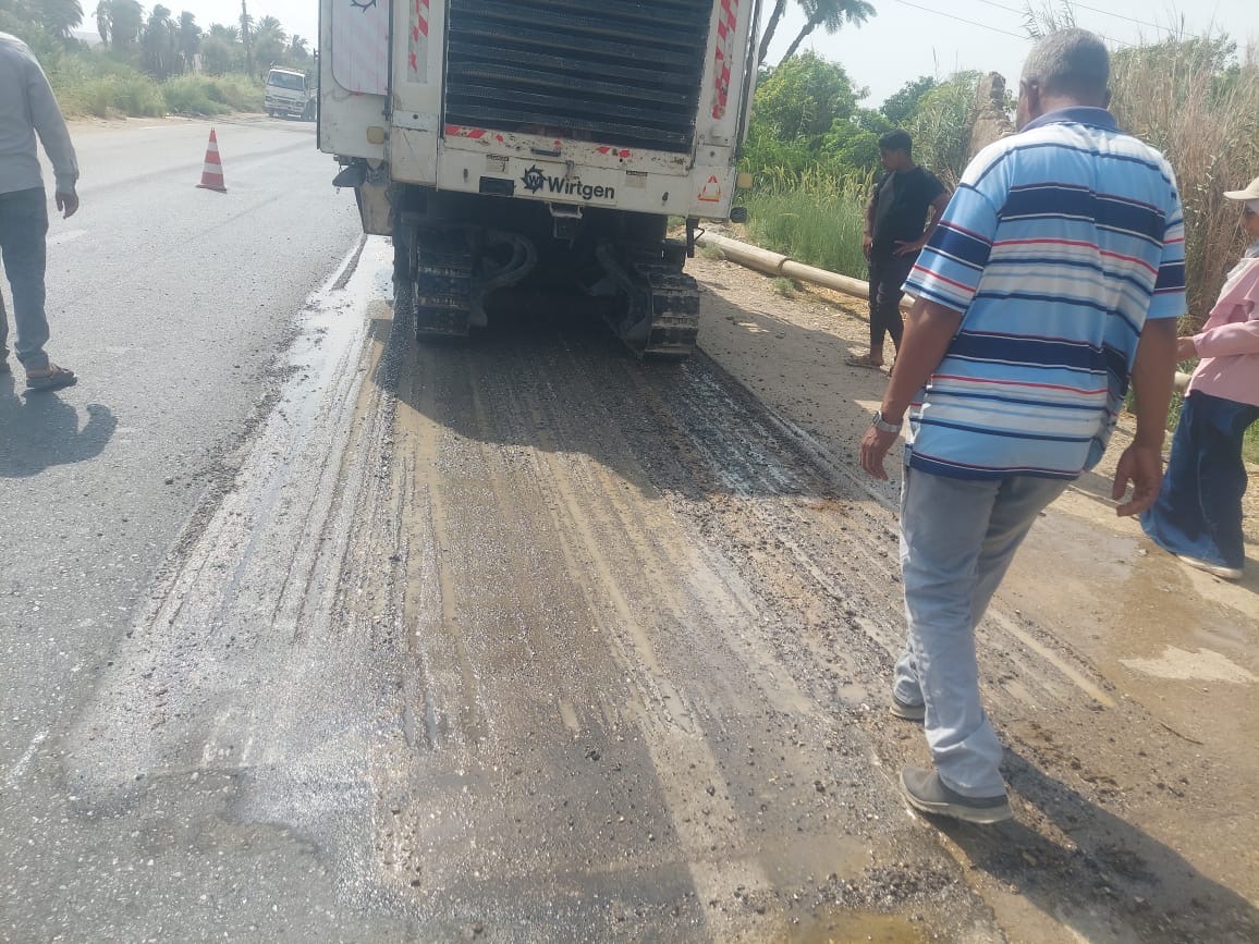 إصلاحات عاجلة للطرق بالأقصر