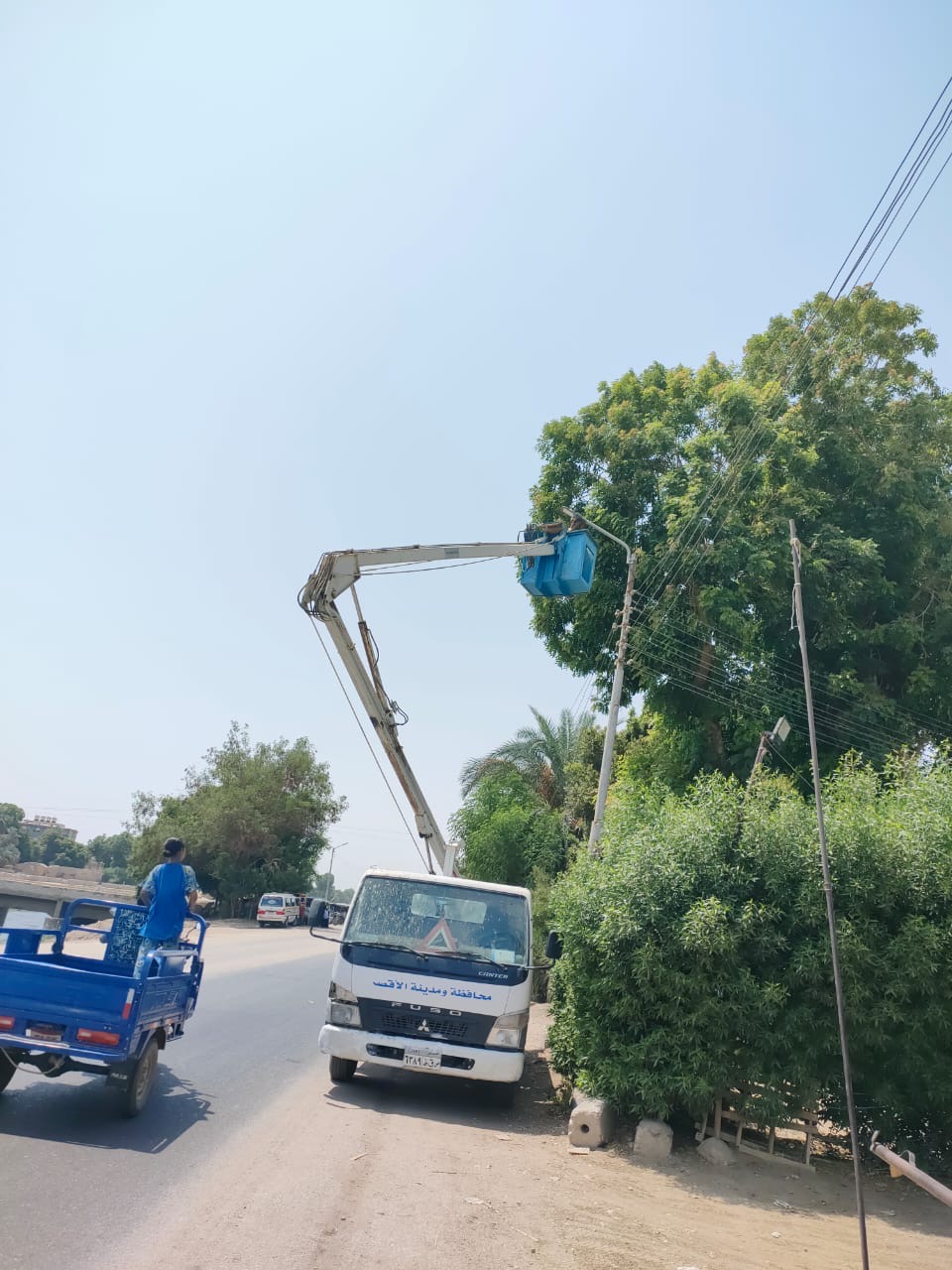 إنارة الطريق