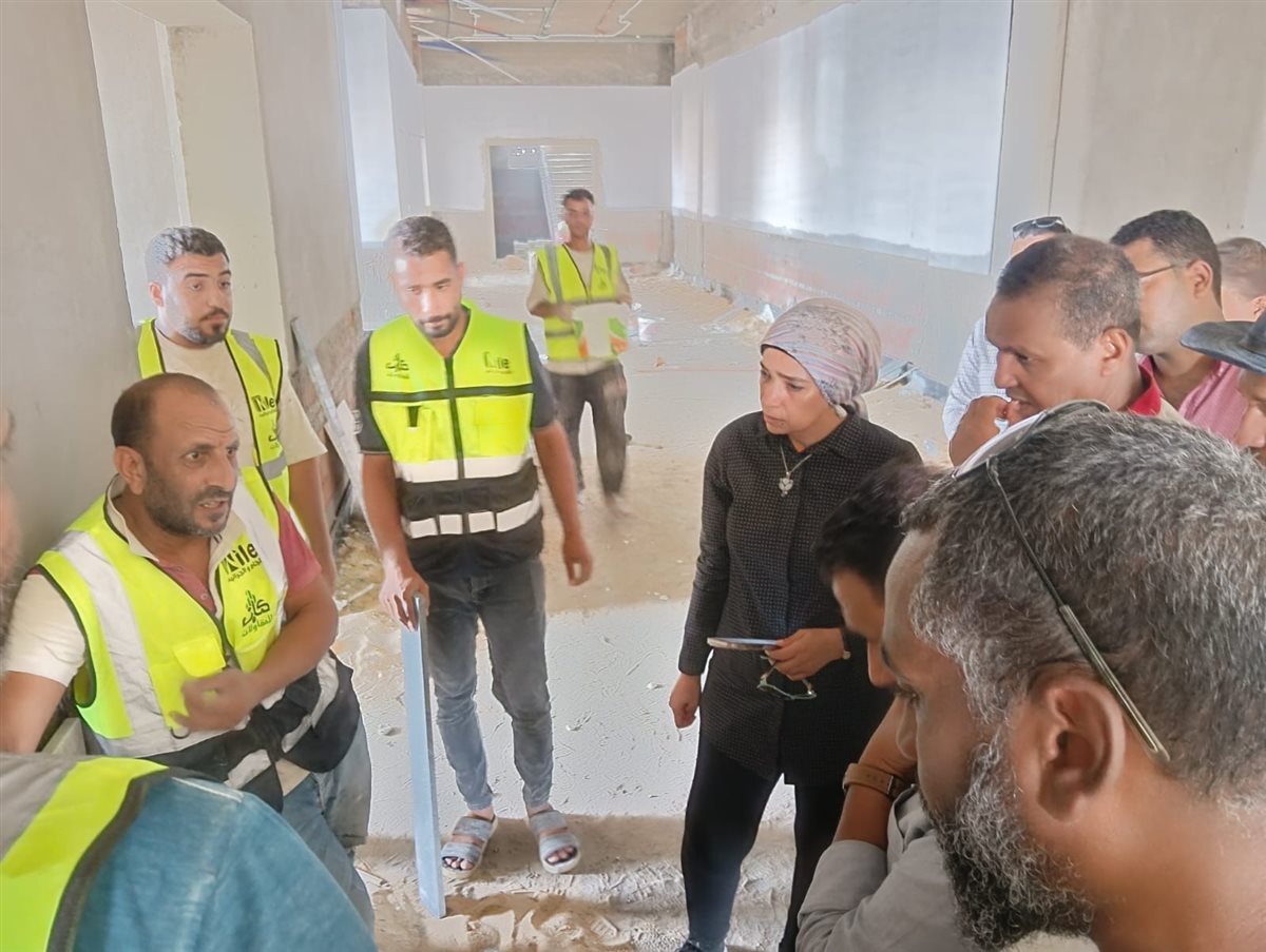 رئيس جامعة الأقصر تتابع الإنشاءات الجامعية بطيبة