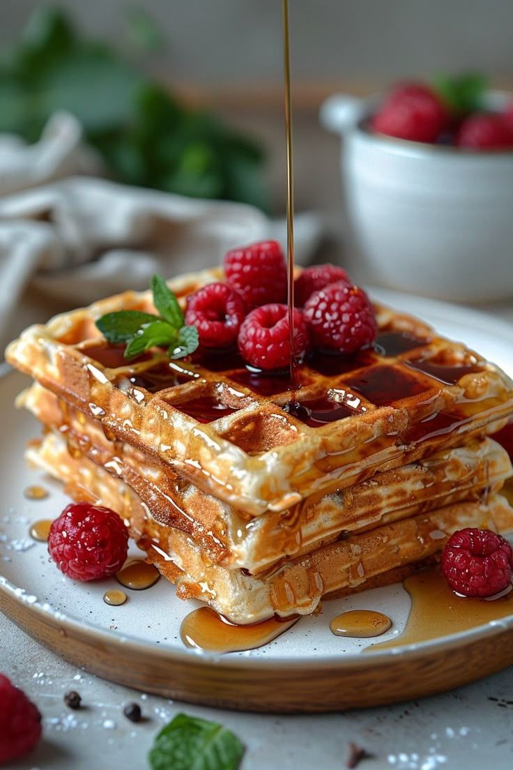 مقادير الوافل المقرمش