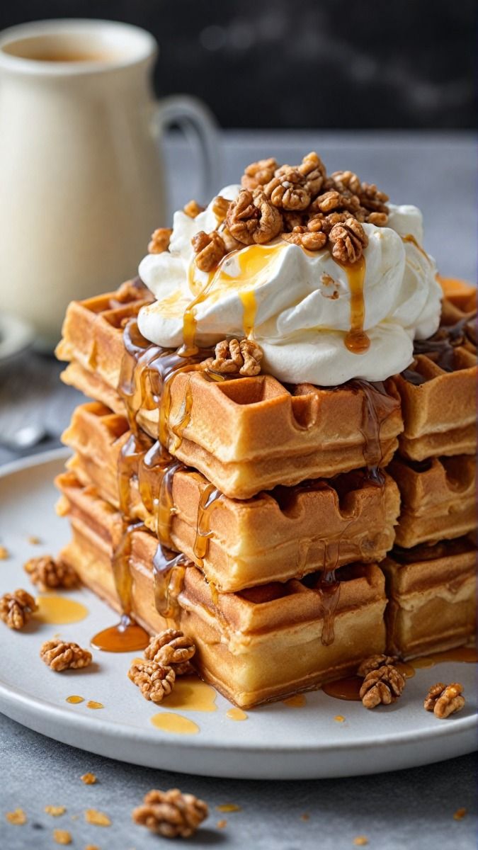 مقادير الوافل المقرمش