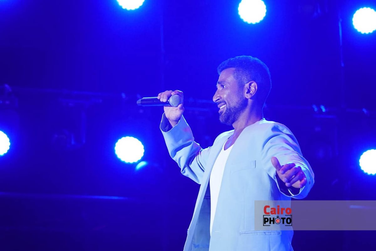أحمد سعد في حفله بمهرجان مراسي “ليالي مراسي”