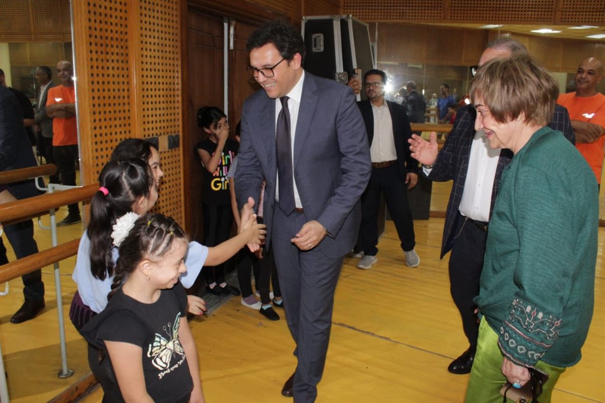  البروفات التحضيرية لافتتاح ملتقى أولادنا بدار الأوبرا