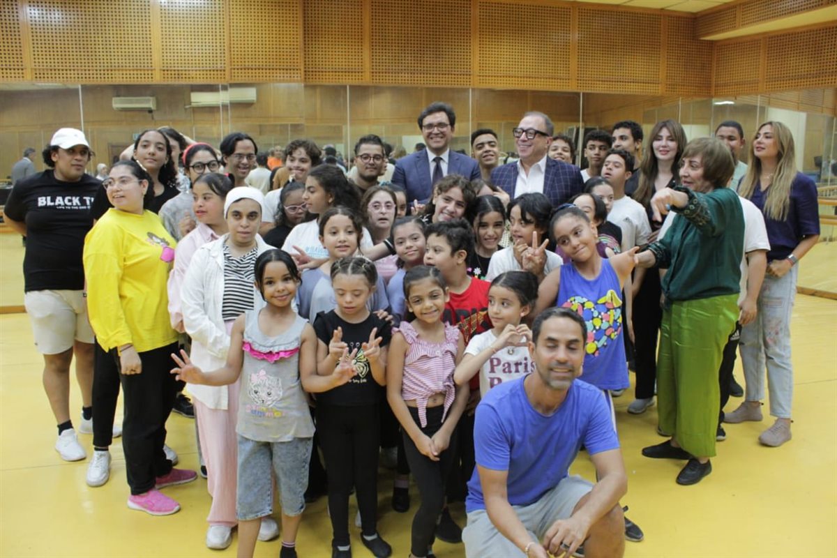  البروفات التحضيرية لافتتاح ملتقى أولادنا بدار الأوبرا