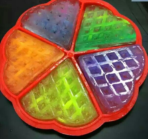 طريقة عمل الوافل في قالب سيليكون