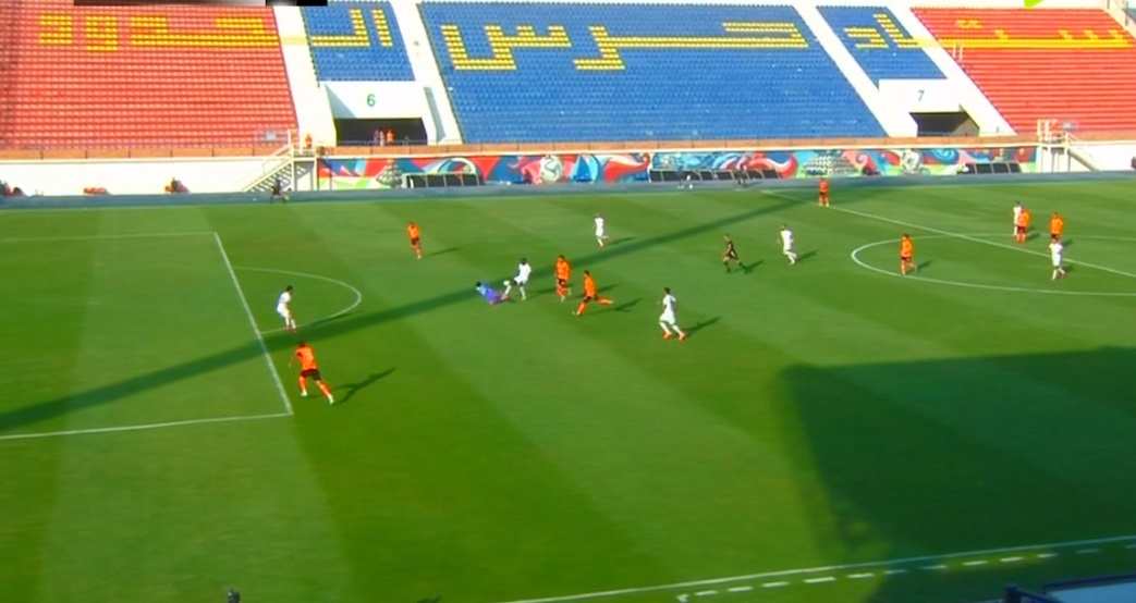 من مباراة طلائع الجيش وفاركو