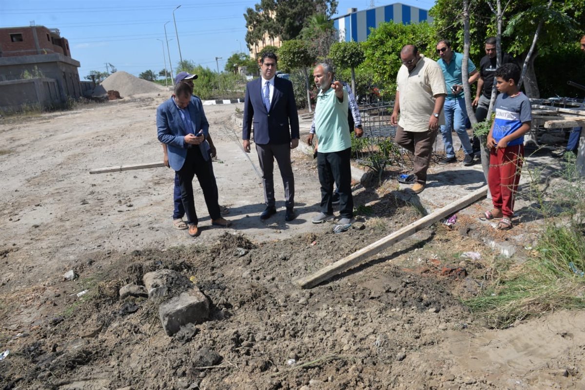 20 مليون جنيه لرفع كفاءة المنطقة الصناعية بجمصة.. ونائب محافظ الدقهلية يتابع تسليم البنية التحتية وتشغيل الشبكات