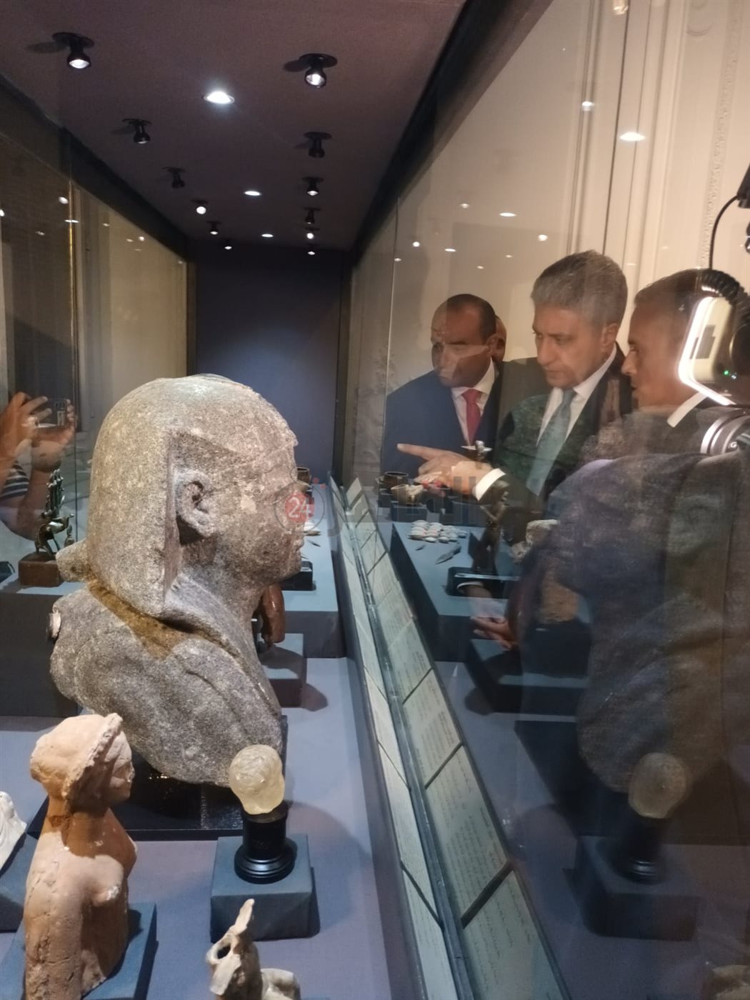 لصور الأولي لمعرض الآثار الغارقة بمتحف الإسكندرية القومي&nbsp;