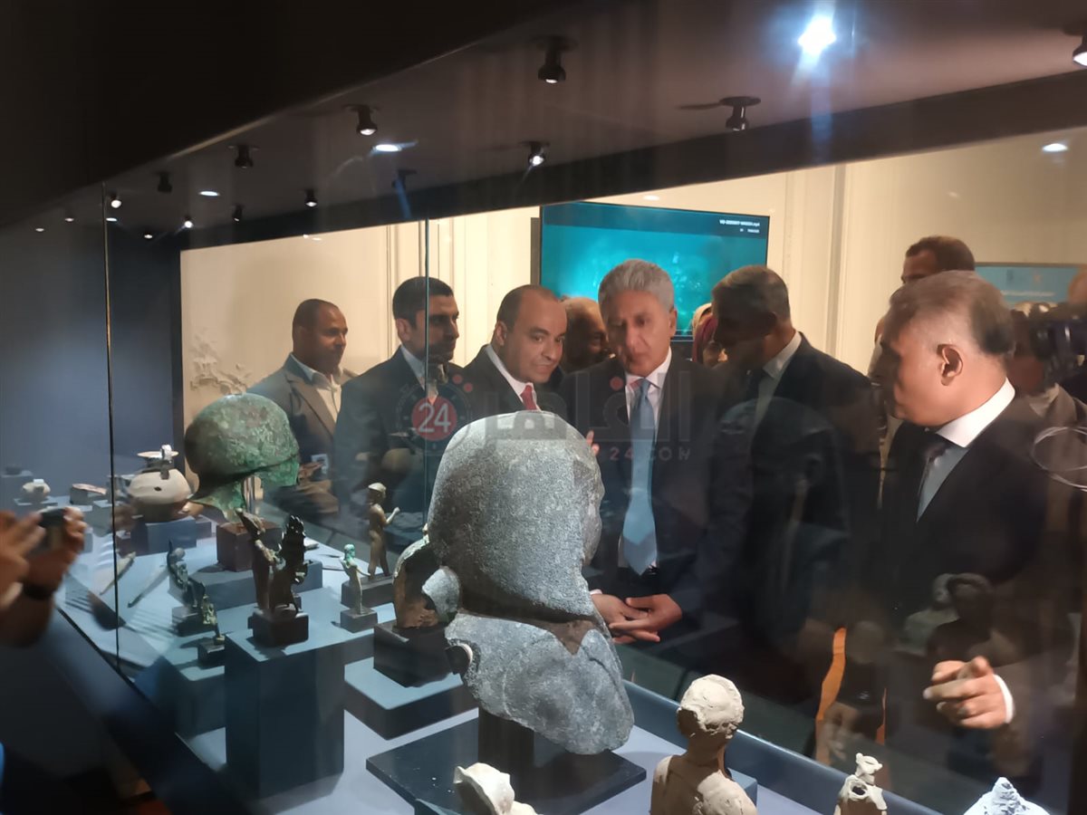 لصور الأولي لمعرض الآثار الغارقة بمتحف الإسكندرية القومي&nbsp;