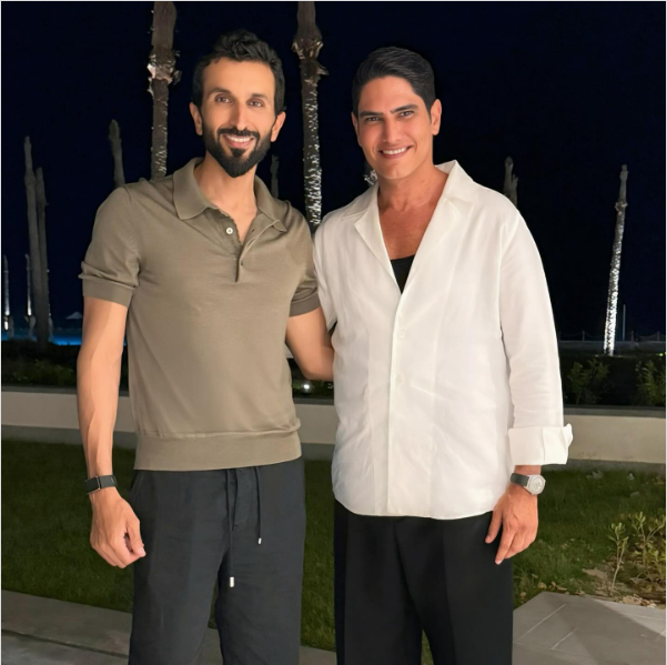 أحمد أبو هشيمة يلتقي الشيخ ناصر بن حمد آل خليفة  