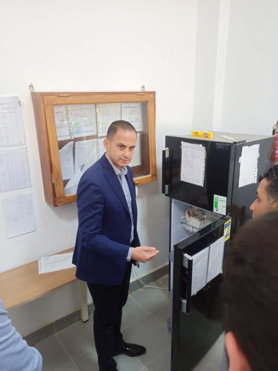 نائب وزير الصحة والسكان يتفقد مستشفى رأس الحكمة