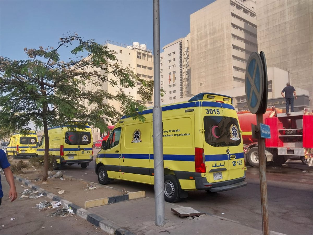 إصابة 3 من رجال الحماية المدنية في حريق بمركز إعداد القادة بمدينة نصر