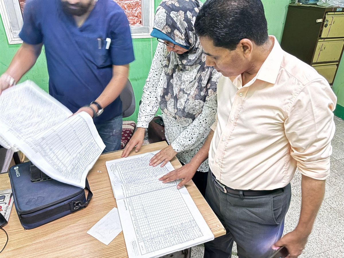 وكيل وزارة الصحة بالأقصر وجولة تفقدية