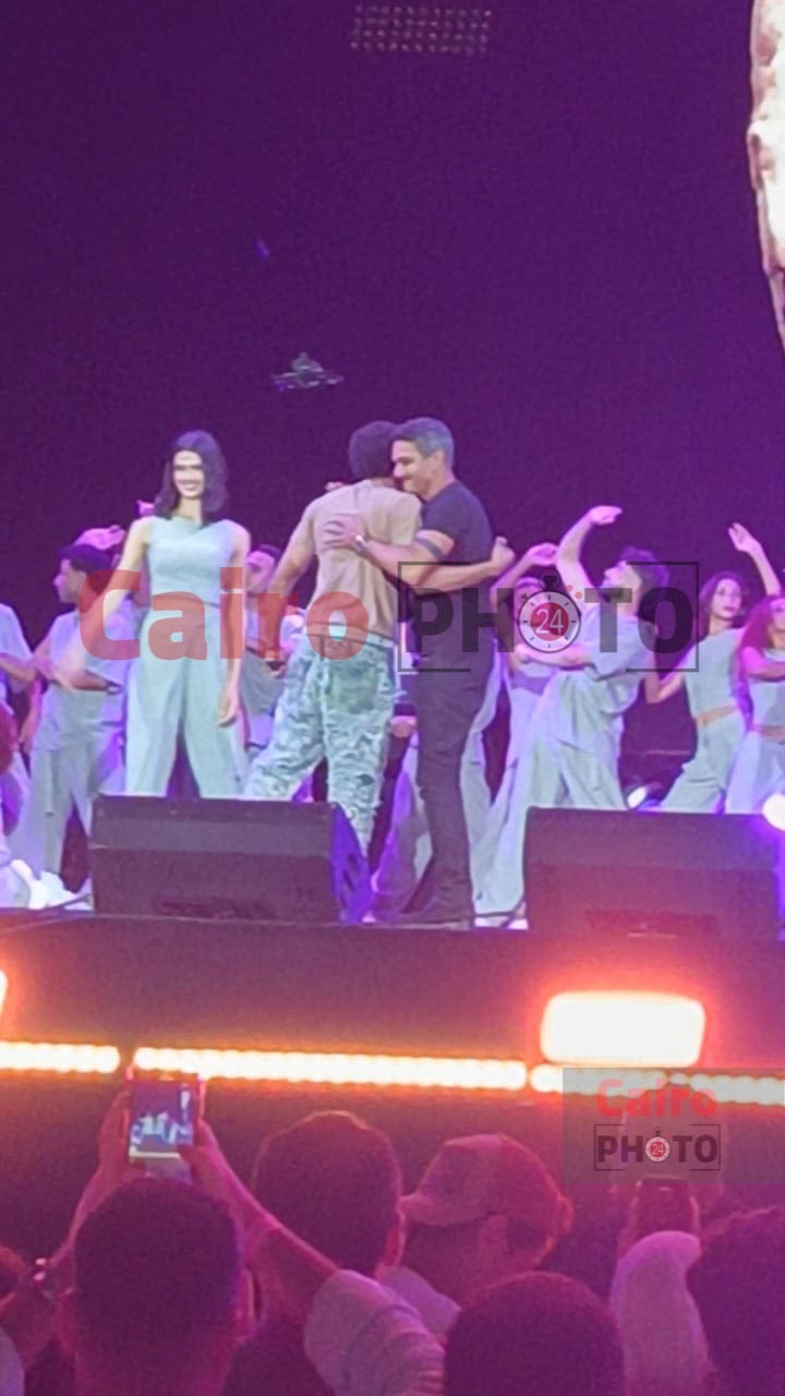 آسر ياسين وتارا عماد مفاجأة حفل ويجز بمهرجان العلمين الجديدة 