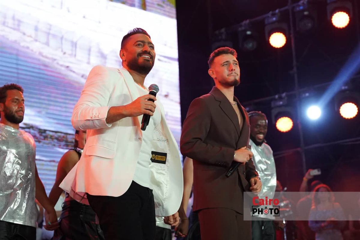 حفل تامر حسني في مهرجان مراسي 