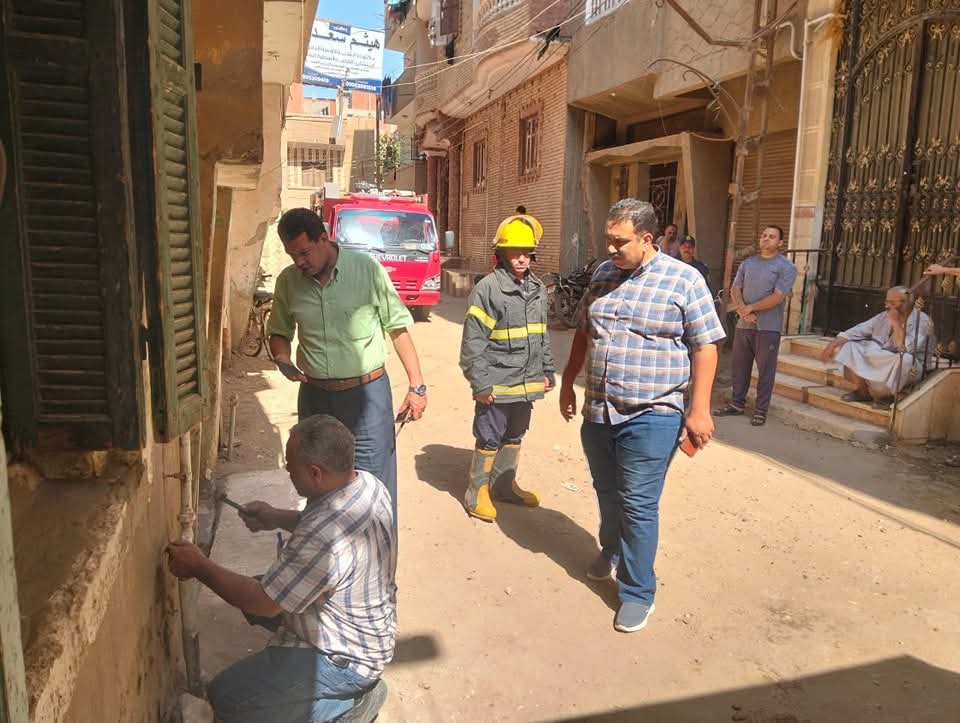 الحماية المدنية تسيطر على التسريب 