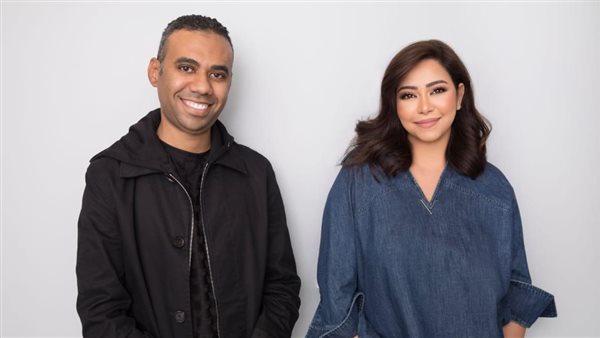 محمود المملوك مع الفنانة شيرين عبد الوهاب 