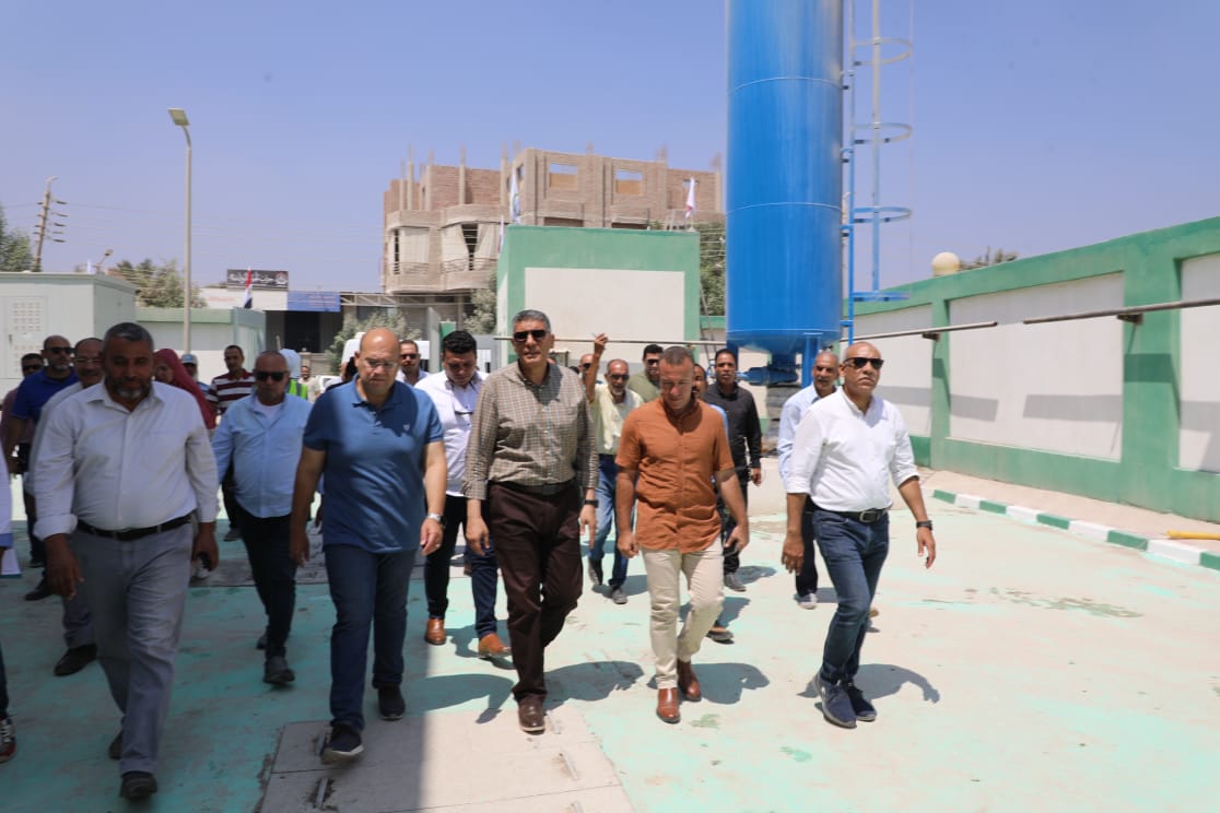 التشغيل التجريبي لمحطتي صرف صحي البرمبل وصول