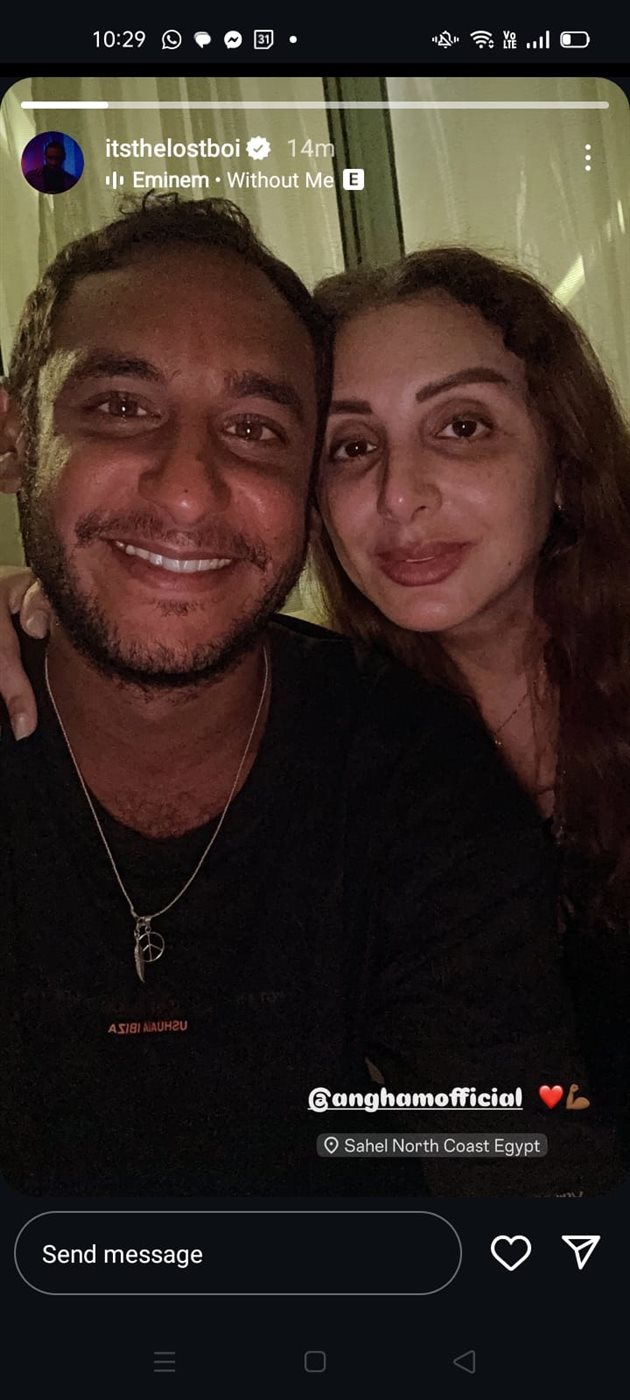 أول ظهور لأنغام بعد عودتها من ألمانيا برفقه نجليها