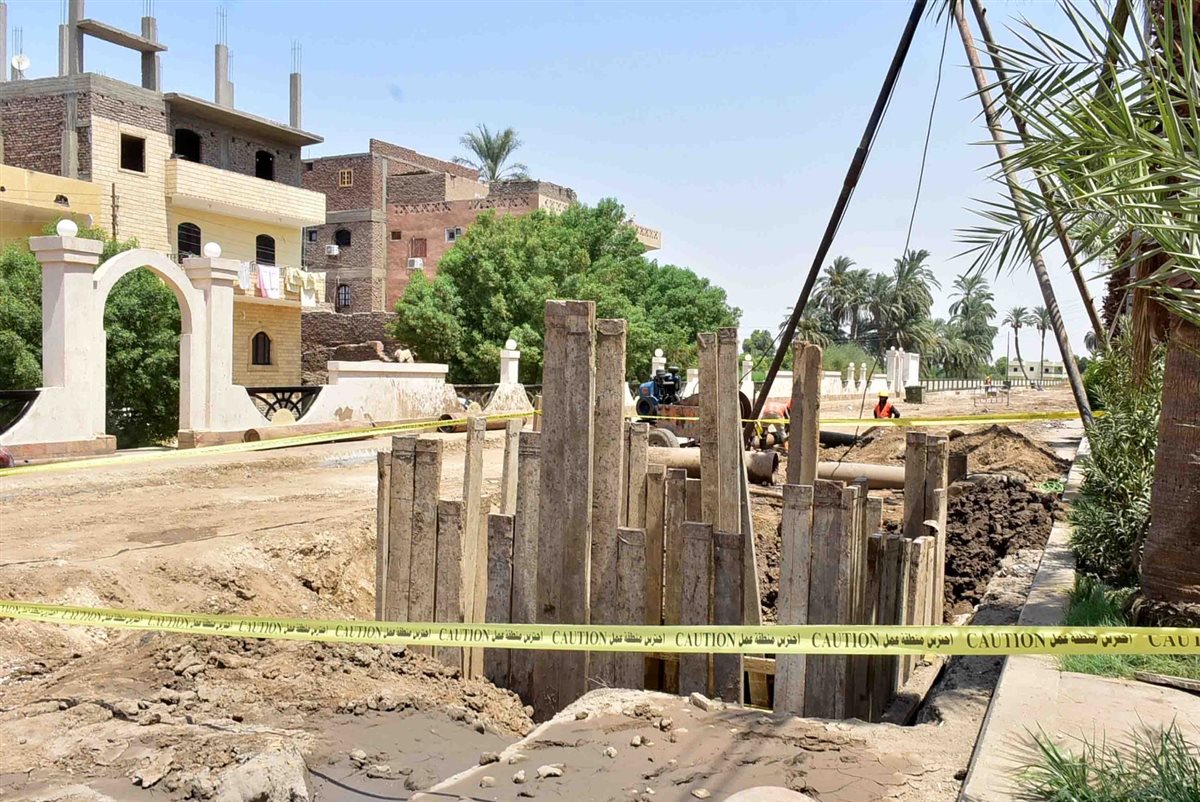 محافظ الأقصر وجولة تفقدية بالبر الغربي