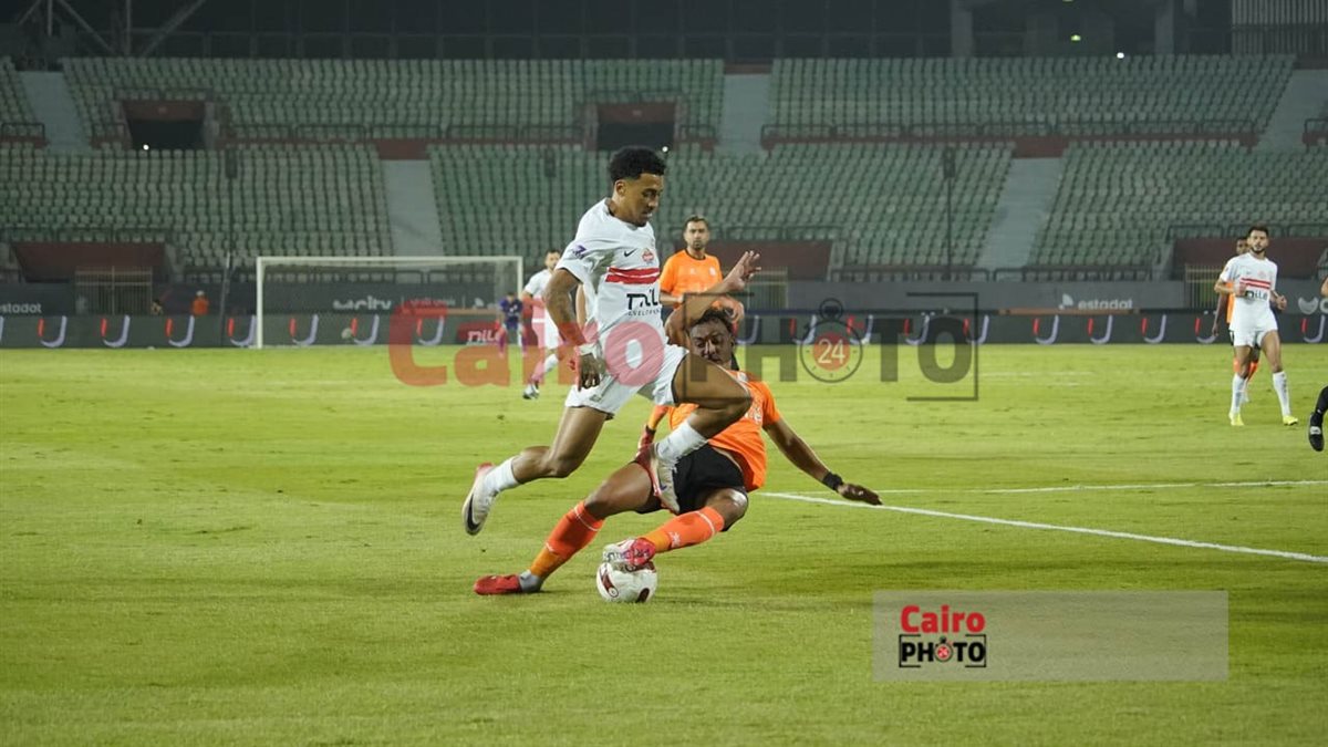 <strong>صورة من مباراة الزمالك وفاركو </strong>