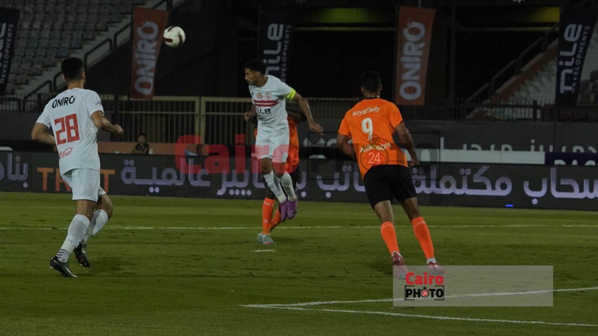 <strong>صورة من مباراة الزمالك وفاركو </strong>