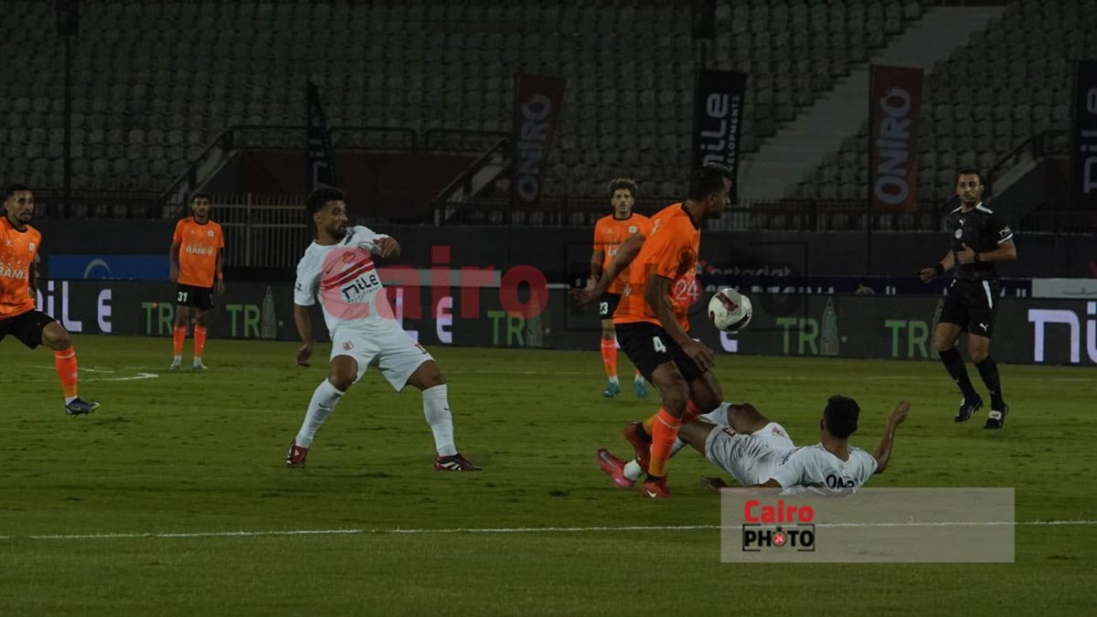 <strong>صورة من مباراة الزمالك وفاركو </strong>