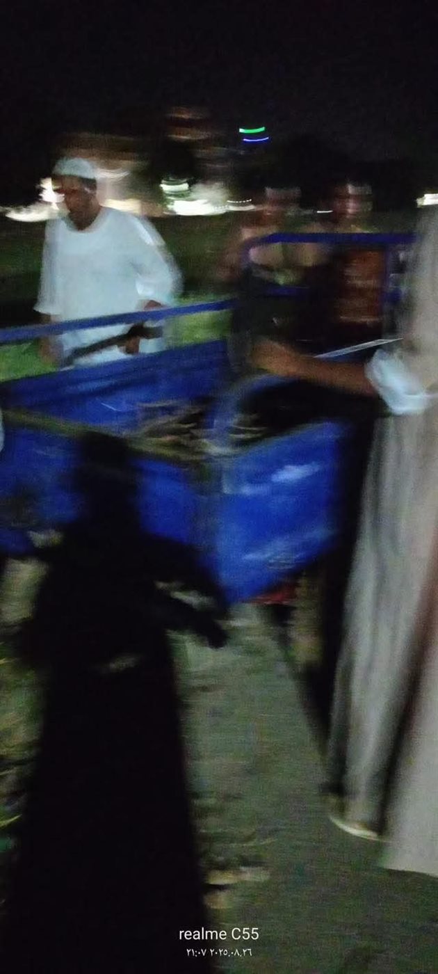 الأهالي ينقذون ركاب تكتوك سقطوا في ترعة بالأقصر 