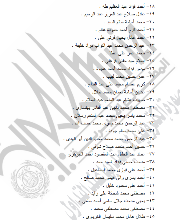 تعيين 59 معاونًا للنيابة العامة من خريجي دفعة 2020