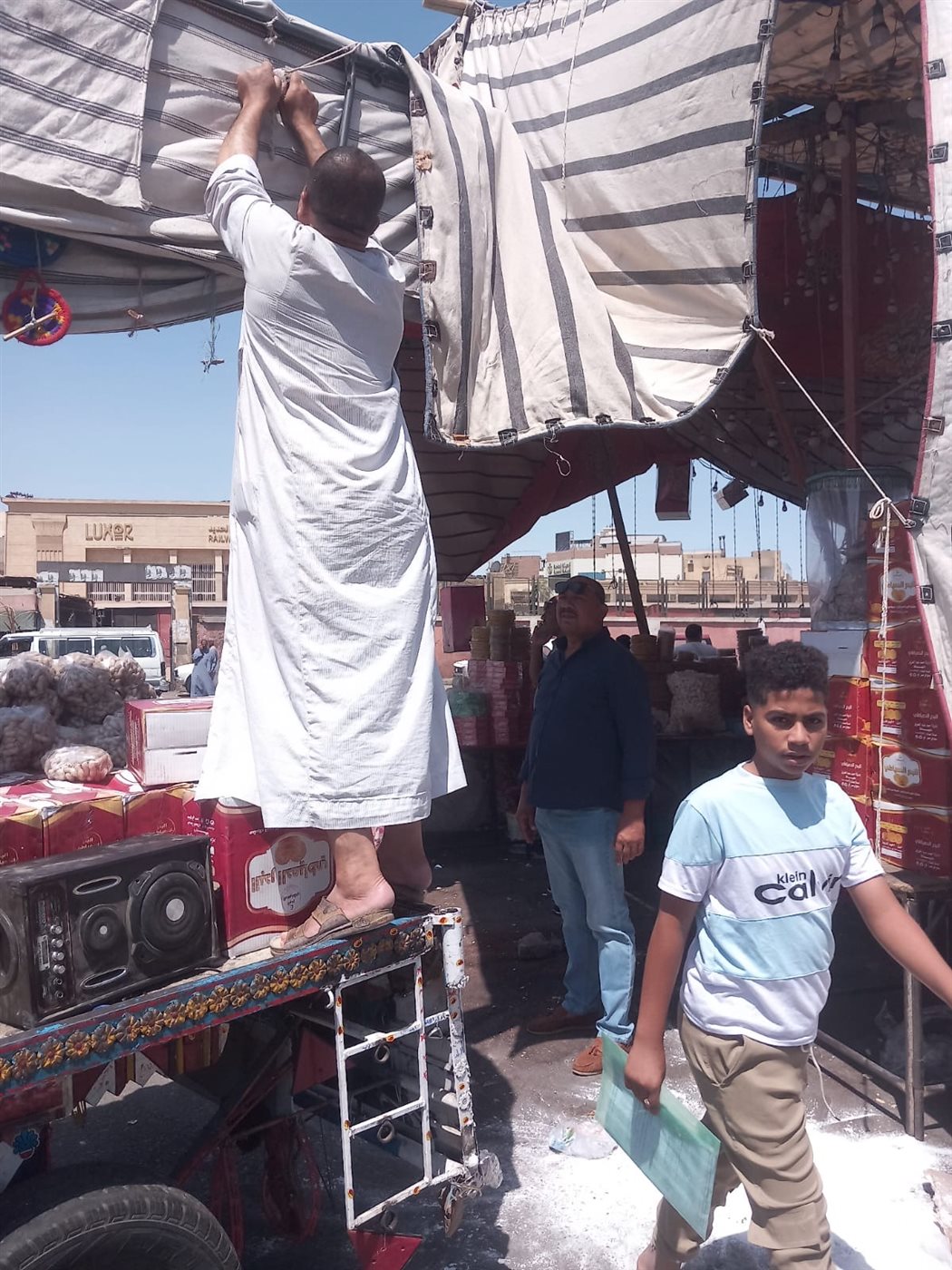 حملة مكبرة على العشوائيات بالأقصر&nbsp;