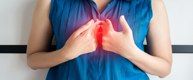 أعراض ارتجاع المريء