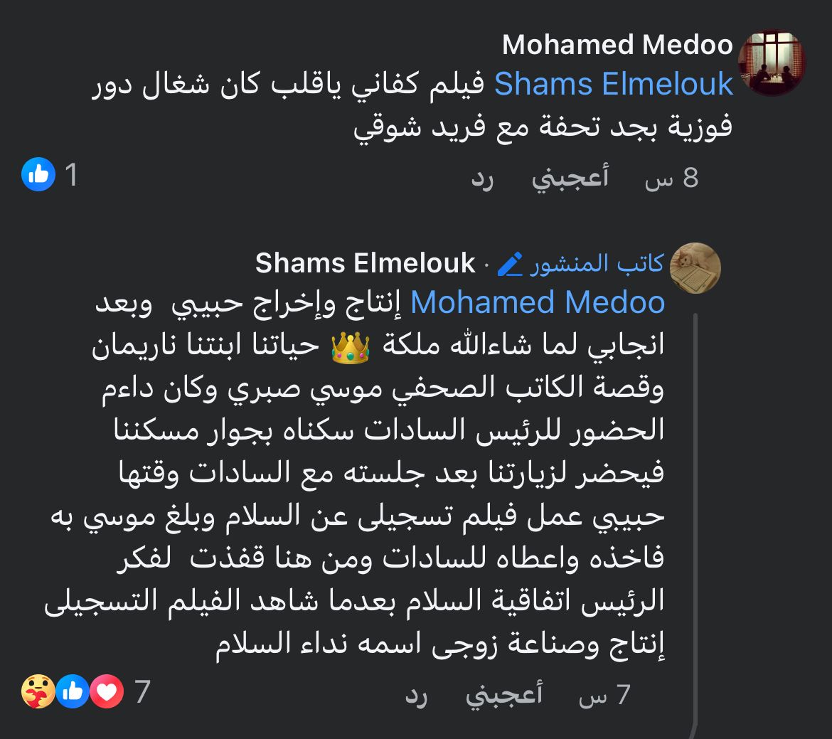 تعليق شمس البارودي