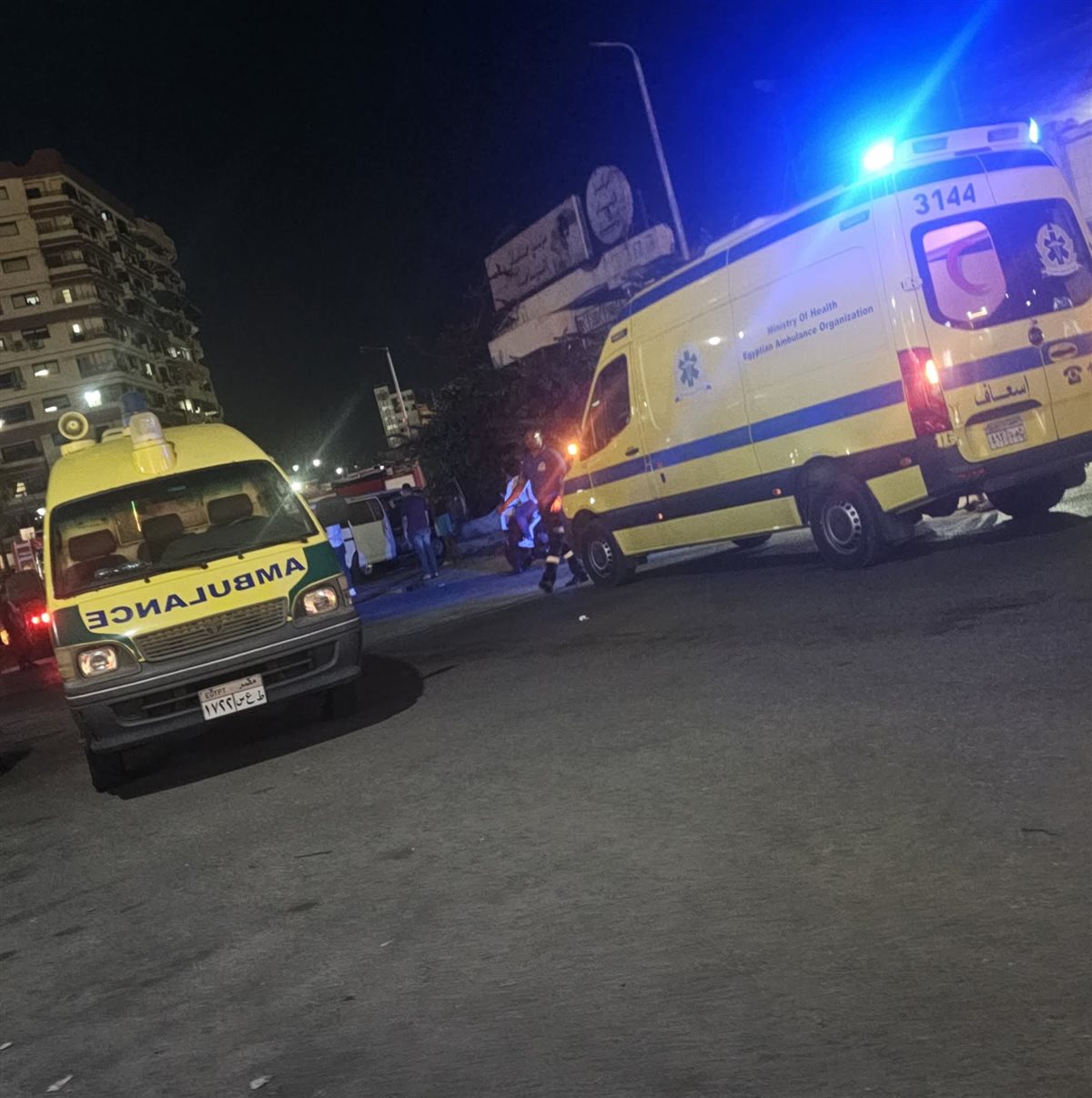 السيطرة على حريق ميكروباص ببورسعيد 