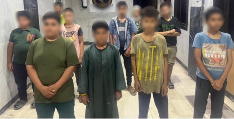 الداخلية تكافح التسول وتضبط 18 متهمًا لاستغلالهم الأطفال في الشيخ زايد