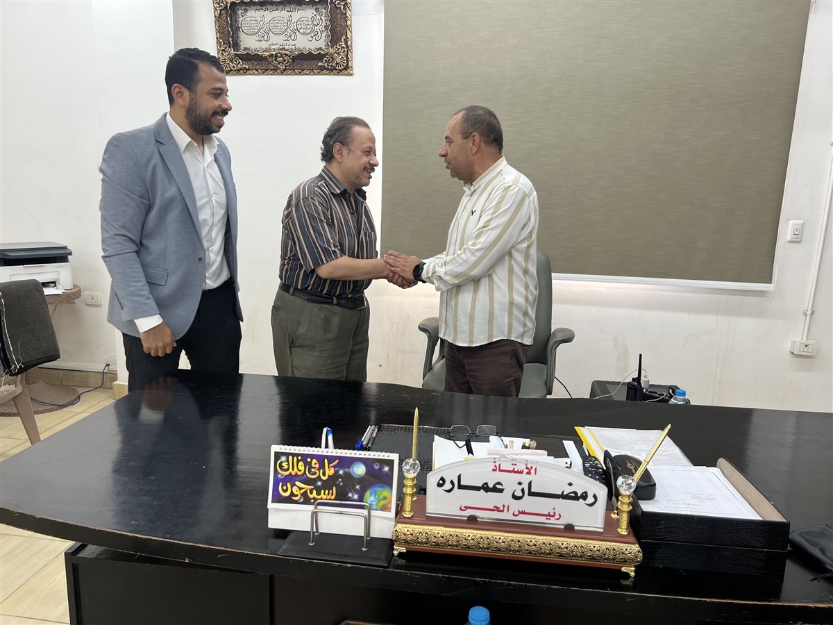 لحظة استقبال عم محمد 