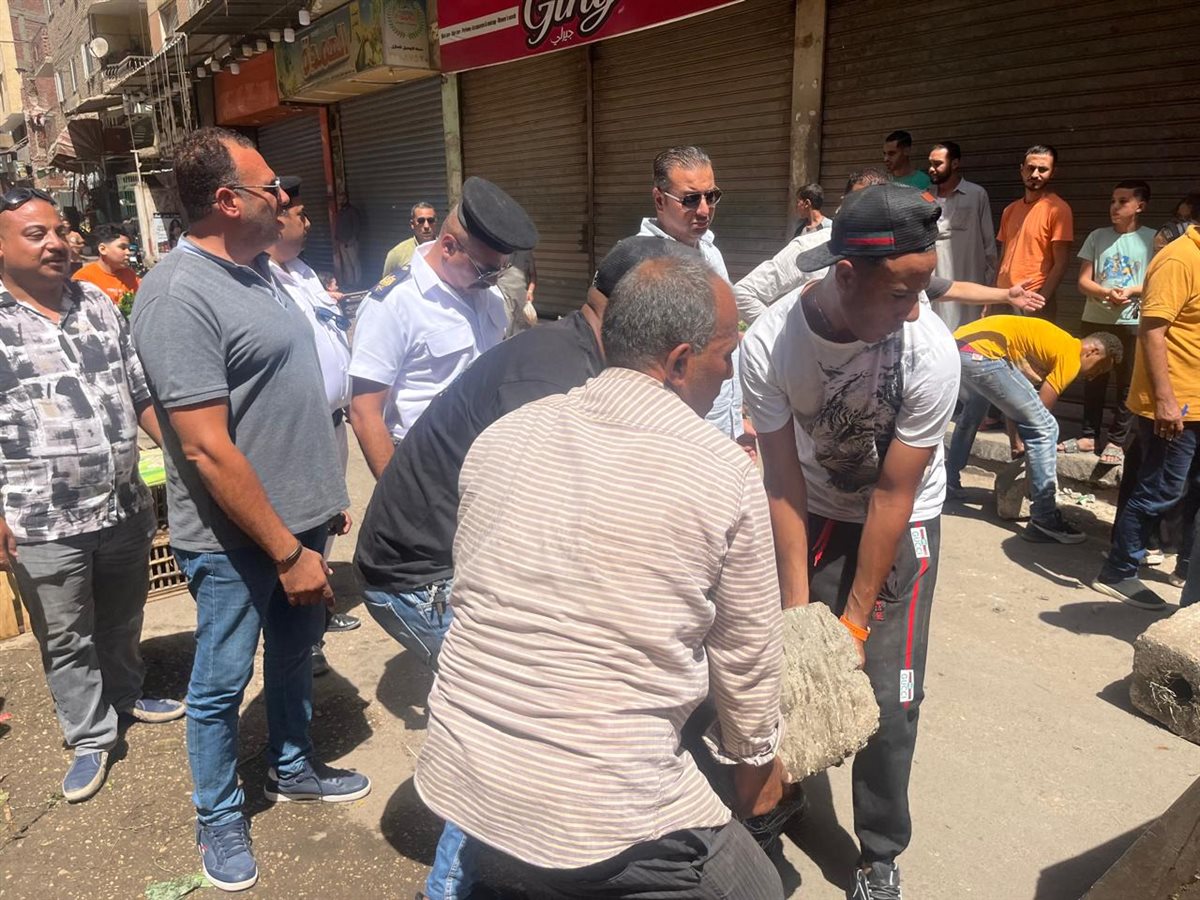 محافظة الجيزة تزيل إشغالات شارع سليم المتفرع من فيصل الرئيسي وتفتح الطريق أمام حركة سير المواطنين