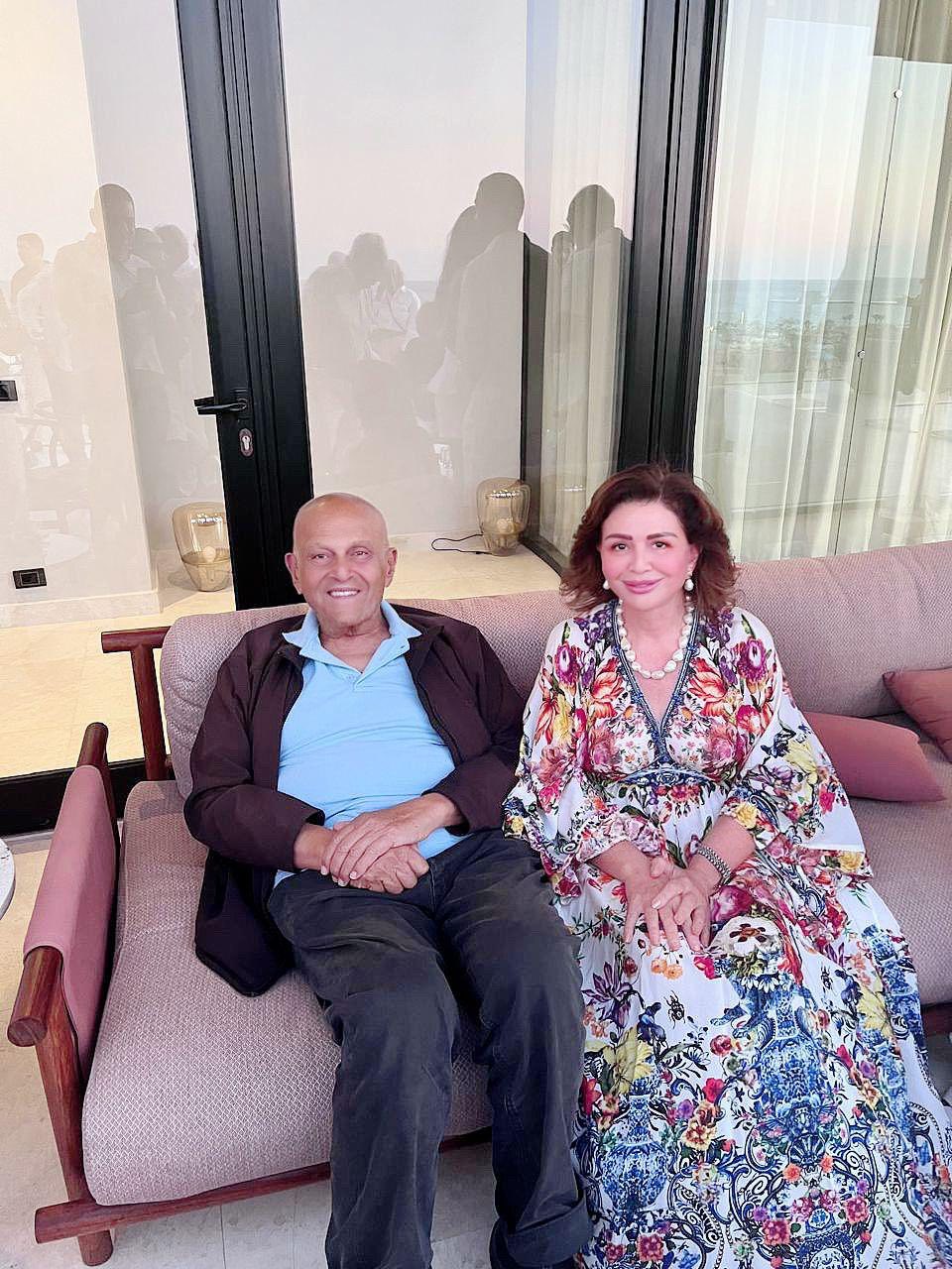 إلهام شاهين ومجدي يعقوب